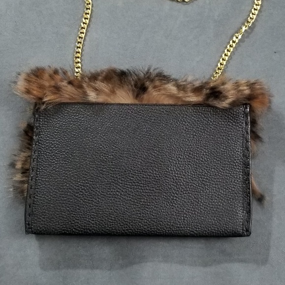 🚫SOLD🚫NWT TED BAKER FAUX FUR LEATHER CROSSBODY - Picture 2 of 8